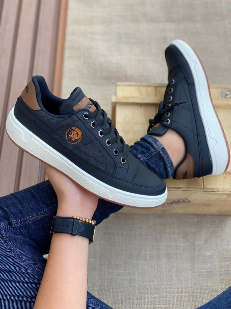ZAPATILLAS DIESEL CASUAL - CABALLERO - Mi tienda