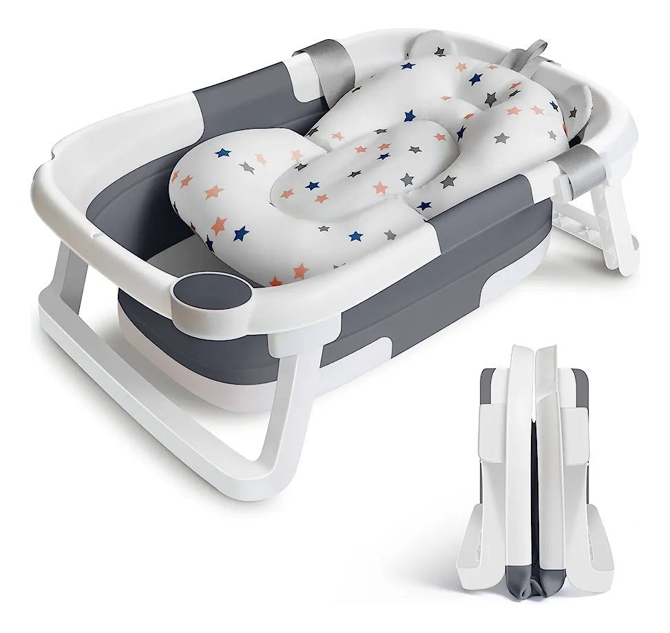 BAÑERA PLEGABLE INTELIGENTE CON COJÍN - BEBÉ - Mi tienda