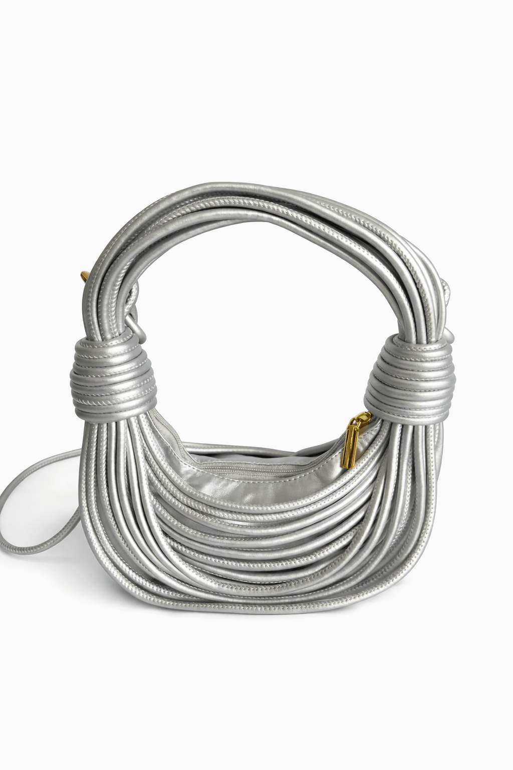 BOLSO BANDOLERA METALLIC HALF MOON - DAMA - Mi tienda