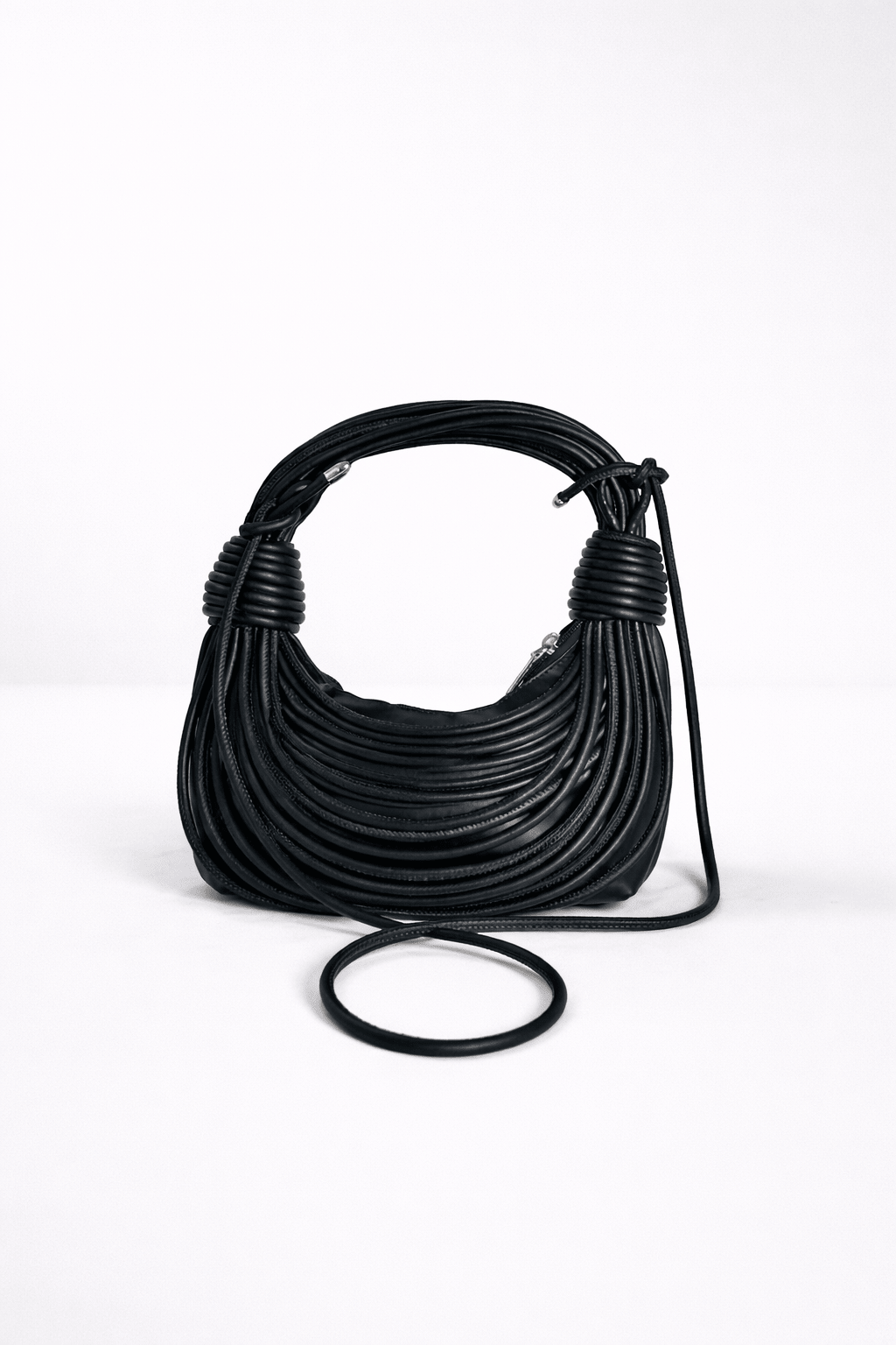 BOLSO BANDOLERA METALLIC HALF MOON - DAMA - Mi tienda