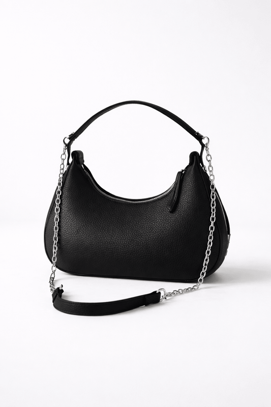 BOLSO MEDIA LUNA CON CORREA - DAMA - Mi tienda