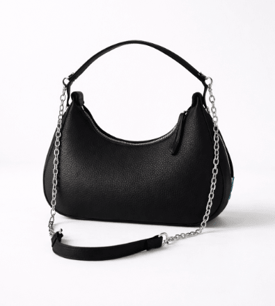 BOLSO MEDIA LUNA CON CORREA - DAMA - Mi tienda