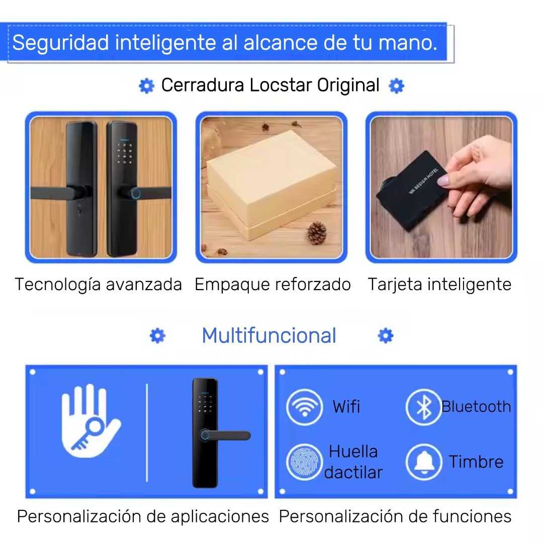 CERRADURA INNTELIGENTE - WIFI - Mi tienda
