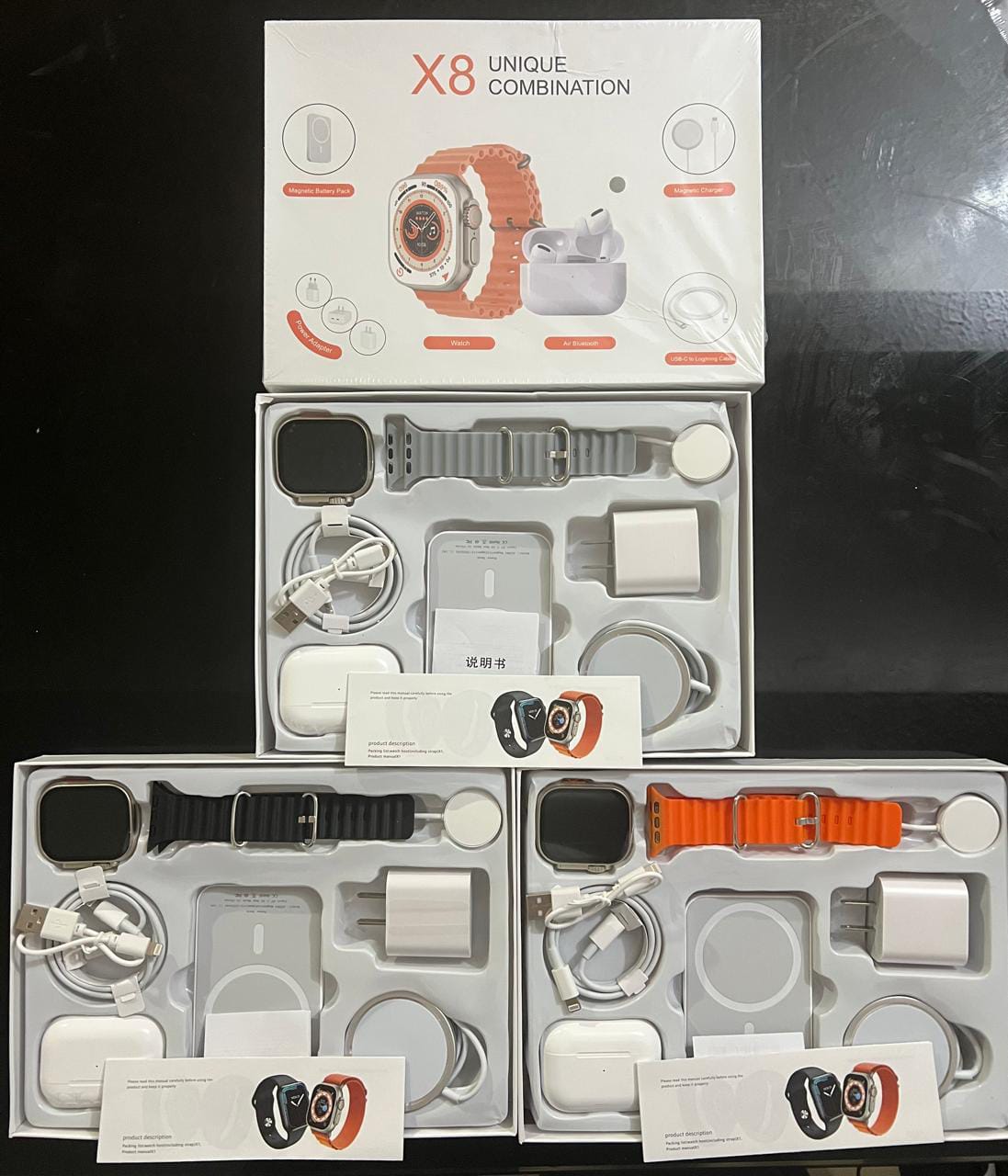 COMBO SMARTWATCH + POWER BANK + AUDIFONOS - Mi tienda