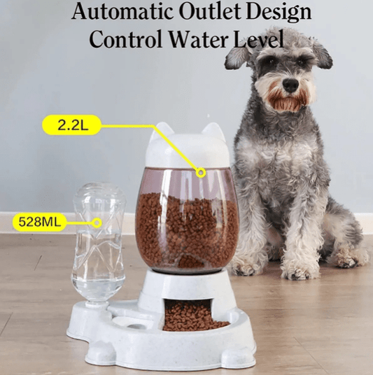 DISPENSADOR DE COMIDA Y BEBIDA PARA MASCOTAS - Mi tienda
