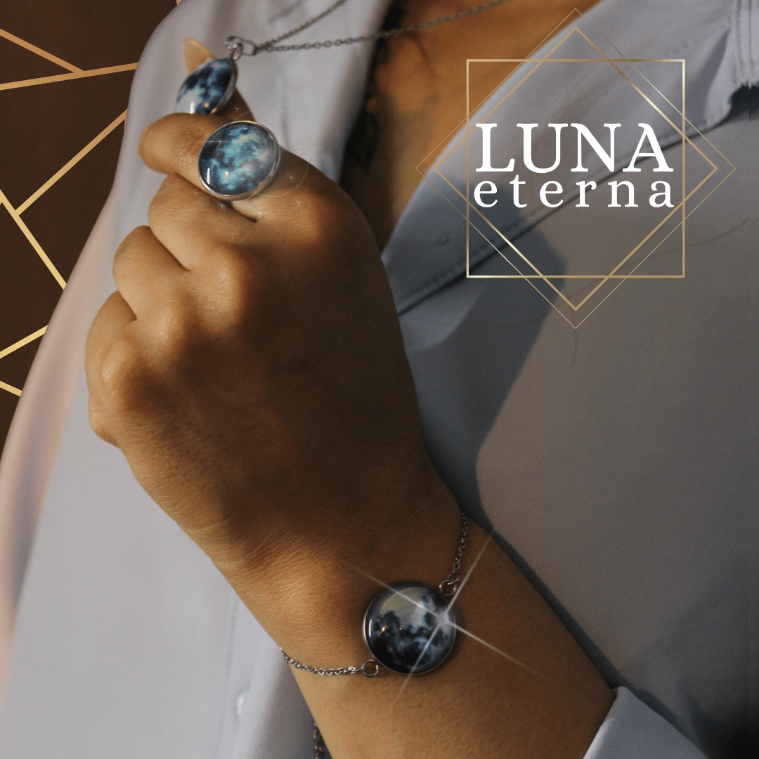 LUNA ETERNA - CONJUNTO DE JOYAERÍA CIELO NOCTURNO - Mi tienda