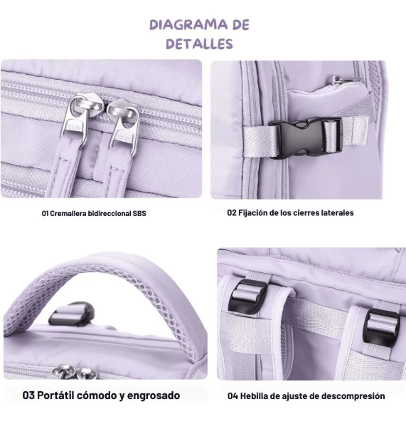 MALETA DE MANO - MORRAL VIAJE - Mi tienda