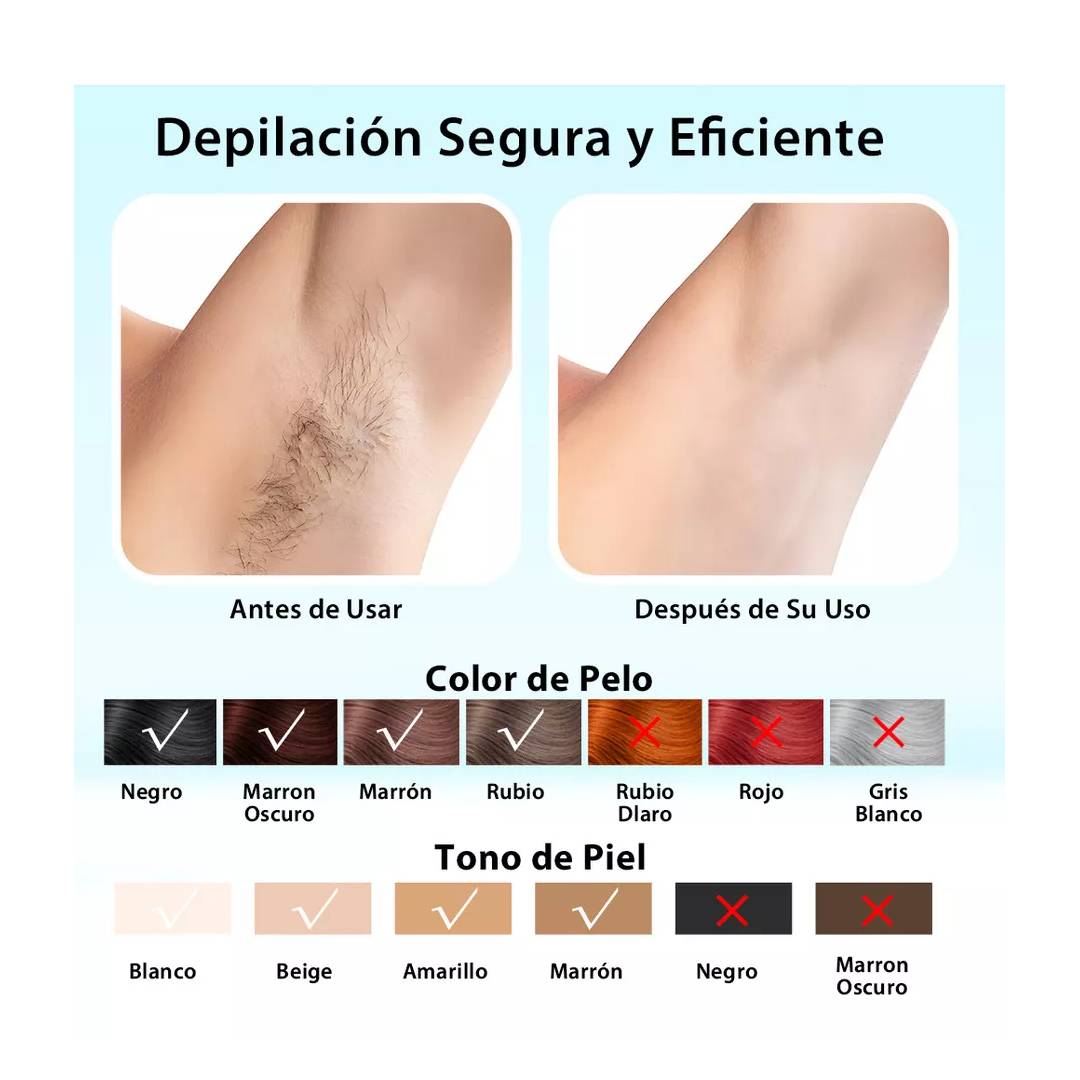 MÁQUINA DEPILADORA LÁSER PERMANENTE - Mi tienda