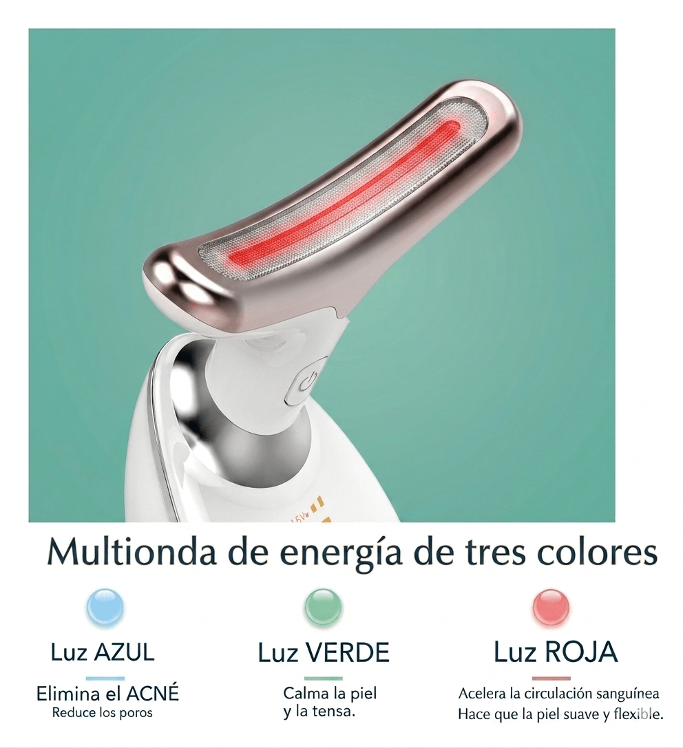 MASAJEADOR FACIAL REDUCTOR (PAPADA, ACNÉ ANTIARRUGAS) - Mi tienda