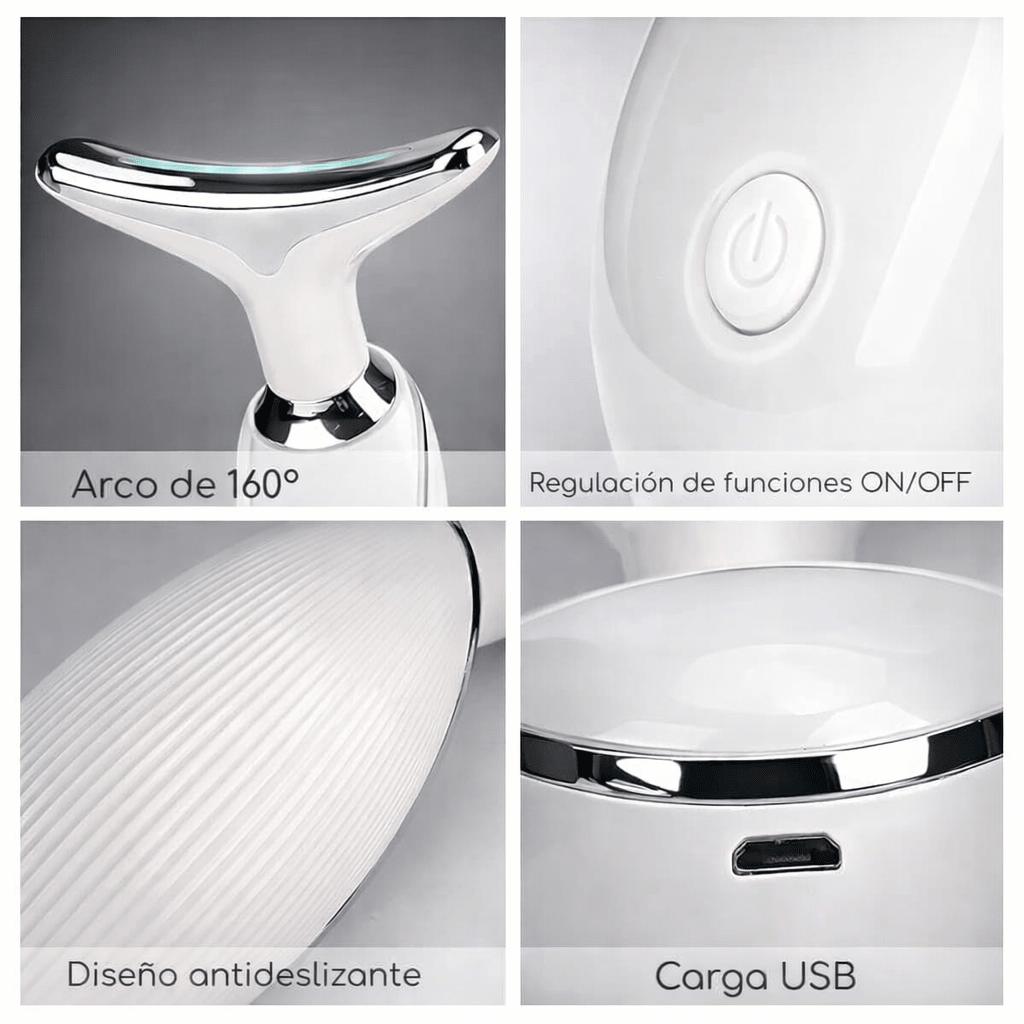 MASAJEADOR FACIAL REDUCTOR (PAPADA, ACNÉ ANTIARRUGAS) - Mi tienda