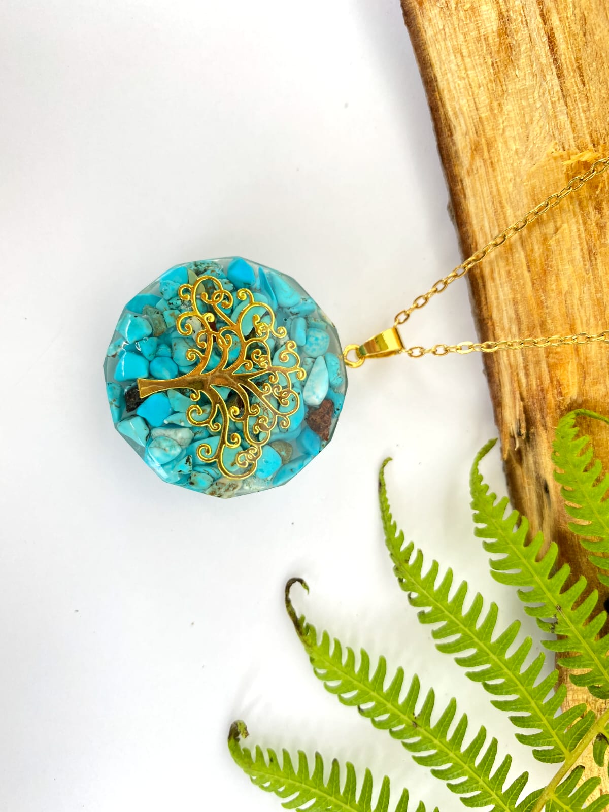 ORGONITA ÁRBOL DE LA VIDA CON CUARZOS - Mi tienda