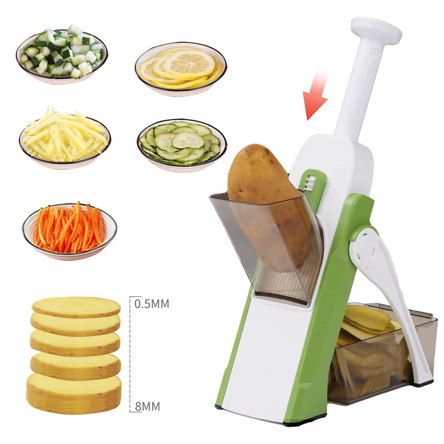 REBANADOR MANDOLINA DE VERDURAS - GUILLOTINA - Mi tienda