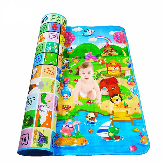 TAPETE VERDE PARA BEBES DOBLE CARA - Zendy Colombia