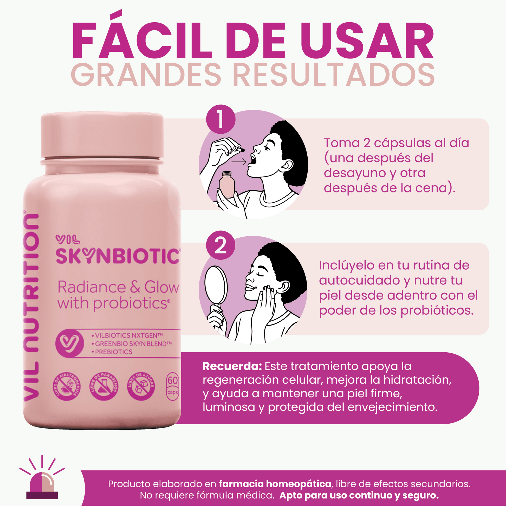 VIL SKYN BIOTIC - PROBIOTICO PARA LA PIEL - Mi tienda