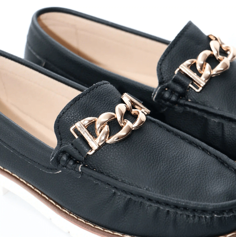 ZAPATO BOLICHERO CON CADENA - ELEGANTE - DAMA - Mi tienda
