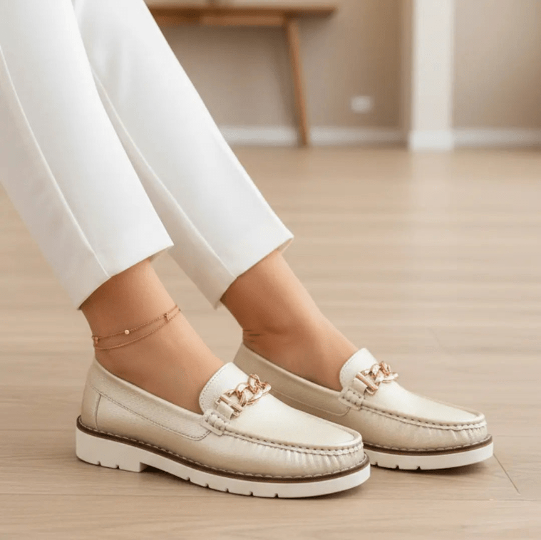 ZAPATO BOLICHERO CON CADENA - ELEGANTE - DAMA - Mi tienda