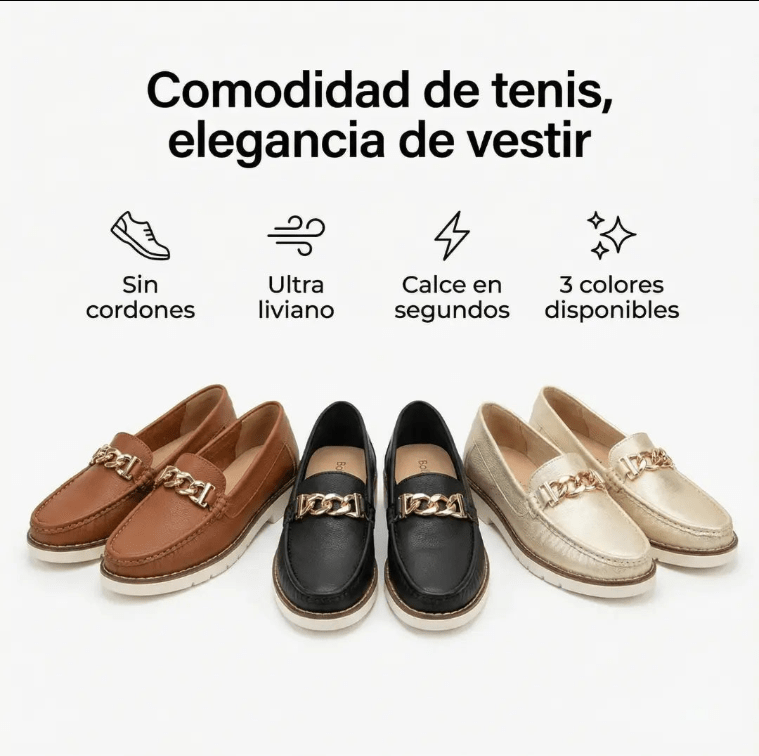 ZAPATO BOLICHERO CON CADENA - ELEGANTE - DAMA - Mi tienda